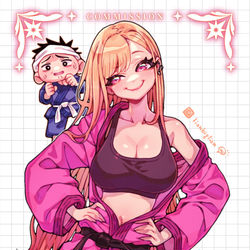 This is a pixiv picture whose title is Commission🥋🥰.