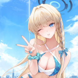 This is a pixiv picture whose title is BlueArchive_Toki.