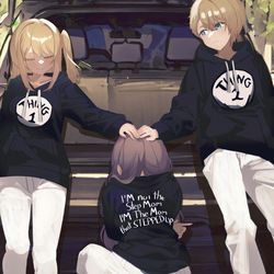 This is a pixiv picture whose title is Mom that Stepped Up.