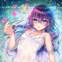 This is a pixiv picture whose title is 一緒に涼みませんか…？.
