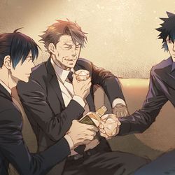 This is a pixiv picture whose title is おたおめカンパーイ.