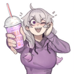 This is a pixiv picture whose title is Violet Grimace shake....