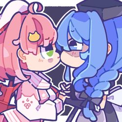 This is a pixiv picture whose title is ビジネスキス.