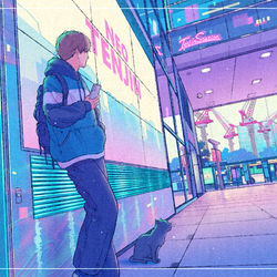 This is a pixiv picture whose title is 大画面前.