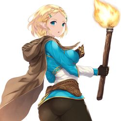 This is a pixiv picture whose title is ゼルダ姫.