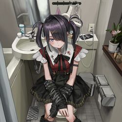 This is a pixiv picture whose title is NEEDY GIRL OVERDOSE.