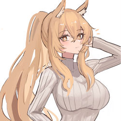 This is a pixiv picture whose title is セーターマーガレットさん.