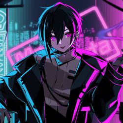 This is a pixiv picture whose title is Ms.マゼンタ.