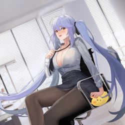 This is a pixiv picture whose title is 埃塞克斯/USS Essex.