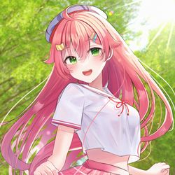 This is a pixiv picture whose title is さくらみこ.