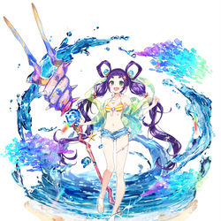 This is a pixiv picture whose title is 御城プロジェクト:RE [夏]竜宮城.