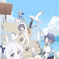 This is a pixiv picture whose title is 負けんな！ミユ.