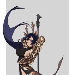 This is a pixiv picture whose title is 月禾.