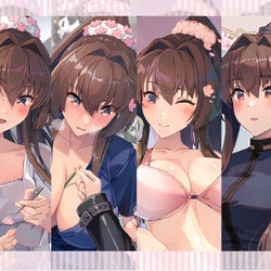 This is a pixiv picture whose title is 大和🌸.