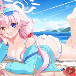 This is a pixiv picture whose title is 水着ホシノ.