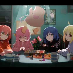 This is a pixiv picture whose title is ぼっちざろっく.