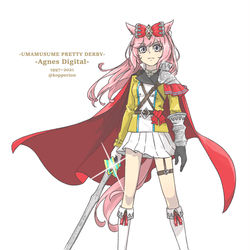 This is a pixiv picture whose title is 勇者デジタル.