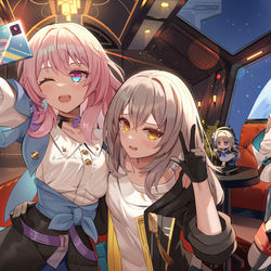 This is a pixiv picture whose title is 記念撮影.