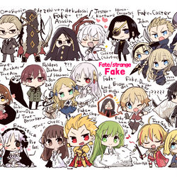 This is a pixiv picture whose title is Fate/strange  Fake.