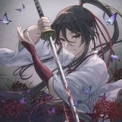 This is a pixiv picture whose title is 山田浅ェ門佐切.