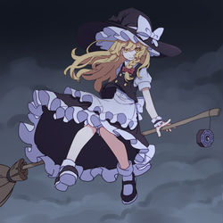 This is a pixiv picture whose title is 魔理沙.