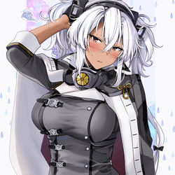 This is a pixiv picture whose title is 梅雨の髪ハネ武蔵さん.