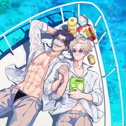 This is a pixiv picture whose title is 「裏切り者のラブソング」新章開始！.