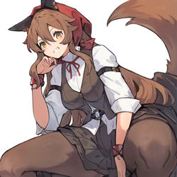This is a pixiv picture whose title is ひざ.