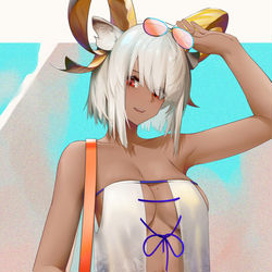 This is a pixiv picture whose title is 大姐姐方舟——卡子姐.