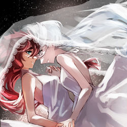 This is a pixiv picture whose title is 最終話まだ見てないけど先に祝福させろの絵.