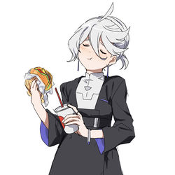 This is a pixiv picture whose title is 水星の魔女.
