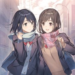 This is a pixiv picture whose title is 安達としまむら１０.