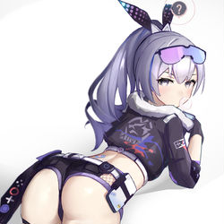 This is a pixiv picture whose title is 鸭屁股.