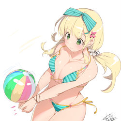 This is a pixiv picture whose title is ビーチバレーボール.