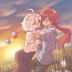This is a pixiv picture whose title is スレミオ.