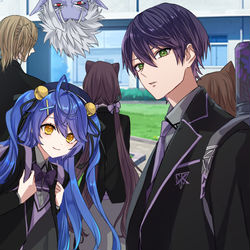 This is a pixiv picture whose title is 虚空学院.