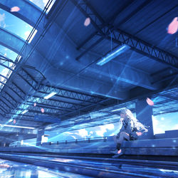 This is a pixiv picture whose title is Sky Platform.