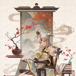 This is a pixiv picture whose title is 天権.