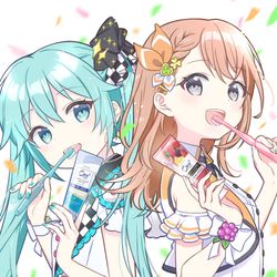This is a pixiv picture whose title is サンスター オーラツー × プロジェクトセカイ.