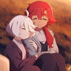 This is a pixiv picture whose title is やがて幸せになりました.