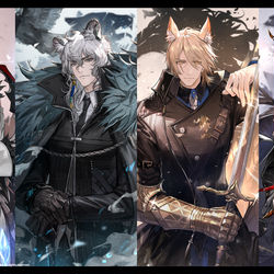 This is a pixiv picture whose title is アークナイツ 中国版四周年記念.