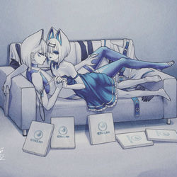 This is a pixiv picture whose title is イライラの鎮め方.