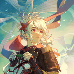 This is a pixiv picture whose title is Kazuha.