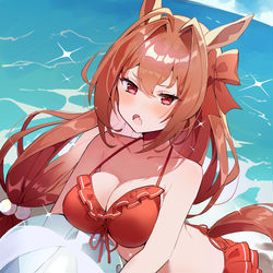 This is a pixiv picture whose title is 水着ダスカ.