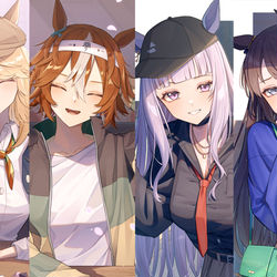 This is a pixiv picture whose title is 季節ウマ娘春シリーズまとめ.