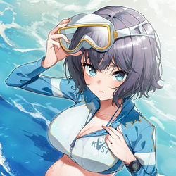 This is a pixiv picture whose title is 『・・・着てるに決まってるだろ！』.