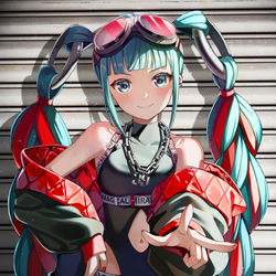 This is a pixiv picture whose title is マジカルミライ2023.