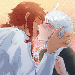 This is a pixiv picture whose title is スレミオ🍅🍅.