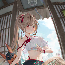 This is a pixiv picture whose title is Rapi Nikke.