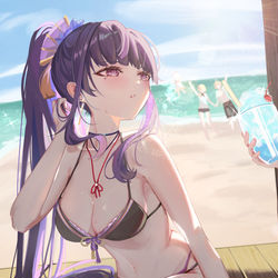 This is a pixiv picture whose title is 水着将軍.